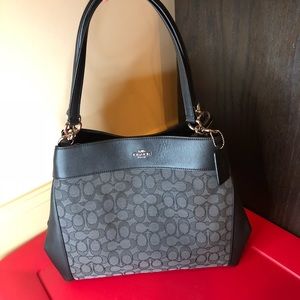 Sale Coach Black Lexy Shoulder Bag